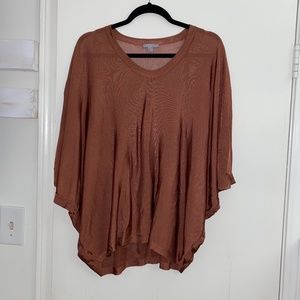 COS Burnt Orange Slouchy Blouse